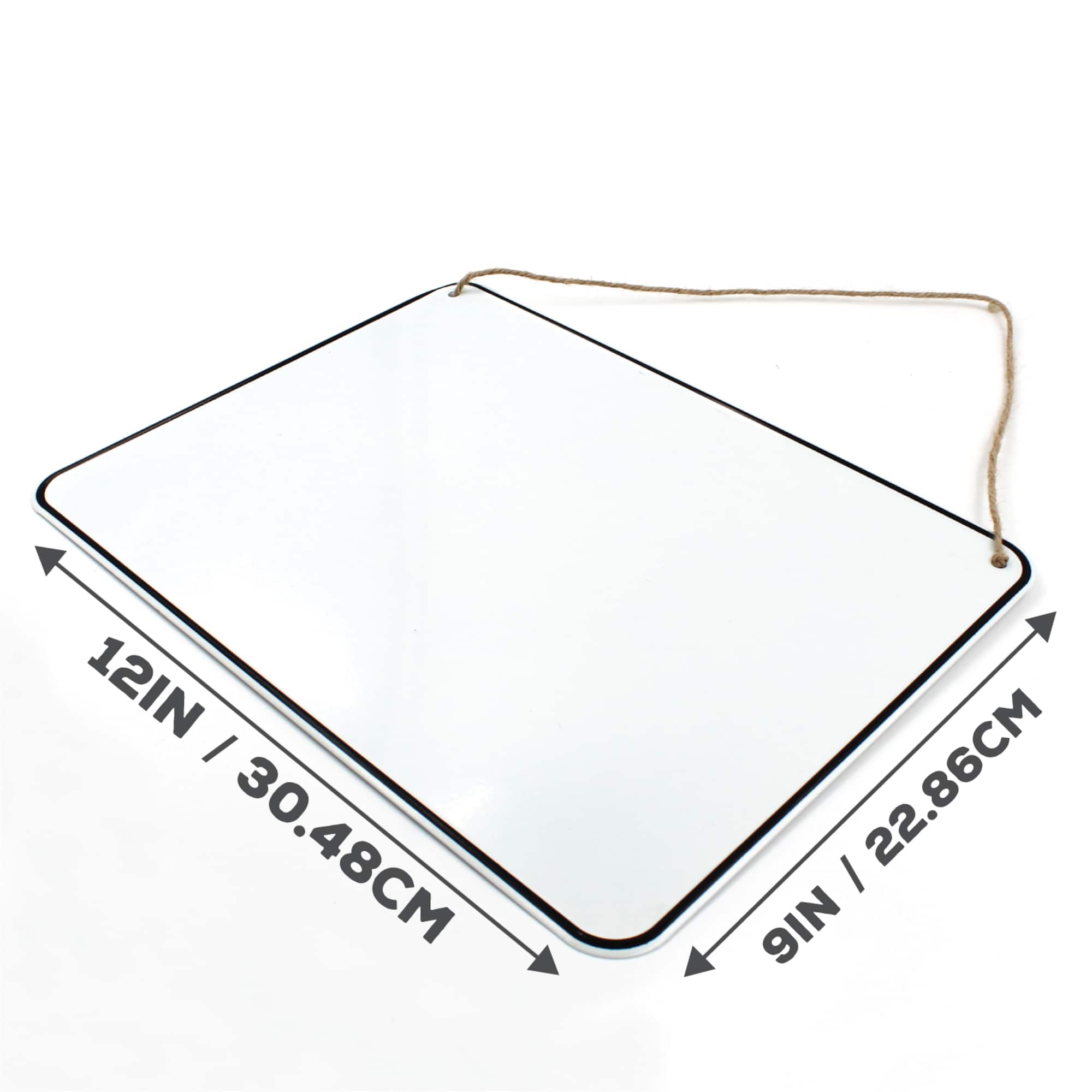 ArtSkills® 3 Pack White 9" x 12" Enamel Plaque